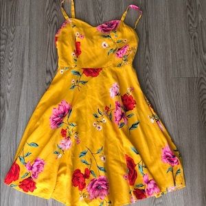 Yellow summer dress